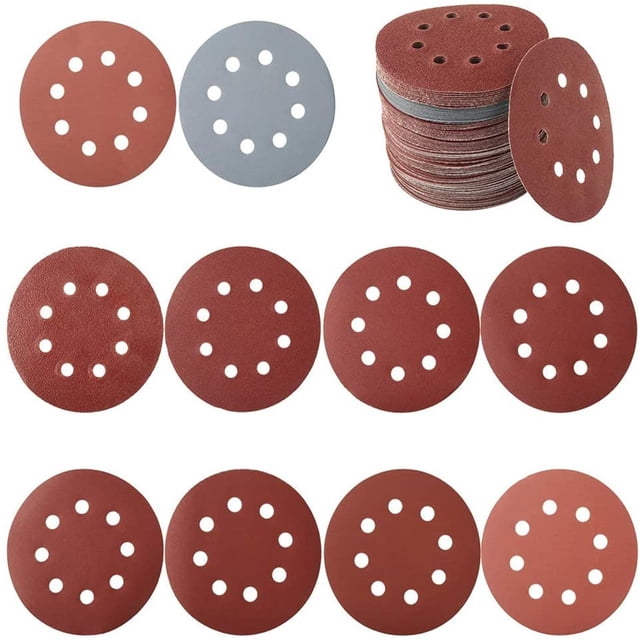 Clearance! beishanbush Drill Bit Set Sanding Sander Sandpaper for Circular Gif Disc Disc 100 Sanding Sandpaper Pcs Tools & Home Improvement One Size Multi-Color