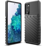 Samsung Galaxy S20 FE 5G Cas, élégant Slim Fit Shock-Absorption Flexible antidérapant TPU Couverture de téléphone de protection en caoutchouc pour Samsung Galaxy S20 FE 6.5 de pouce, noir