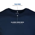 thumbnail image 3 of Gildan T-Shirts à Col Ras du Cou pour Hommes, Multipack, Style G1100, Marine/charbon/rouge Cardinal (Lot de 5) Grand, 3 of 4