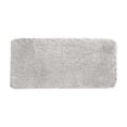 thumbnail image 2 of Plush Velvet Fleece Bath Mat - Ultra Soft & Water Absorbent, Non-Slip Backing, Machine Washable, Modern Solid Color Bathroom Rug, Gray, JKODE, 2 of 9