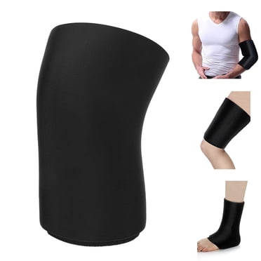 Hot And Cold Ice Packs, Multifunctional Wrap Gel Sleeve Cold Compression Reusable Ice Pack Sleeve Black For Calf Ankle Elbow Knee