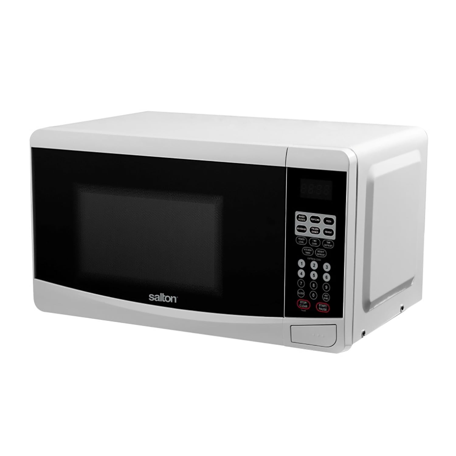 Salton - Microwave Oven, 0.7 Cubic Feet Capacity, 10 Power Levels, 700 Watts, White