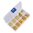 thumbnail image 4 of Cord Ends Lobster Claw Clasps Jump Rings Extension Chains Jewelry Findings - Gold, 5MM, 4 of 7