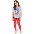 thumbnail image 3 of Miraculous Girls Grey Ladybug Placement Print & Polka Dot Short Sleeve Long Leg Pyjama Set (8-9 Years), 3 of 7