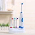 thumbnail image 2 of Rotating Electric Toothbrush with 4 Heads Oral Hygiene Baby Kids Toddler Tooth Brush Battery Operated, 2 of 2