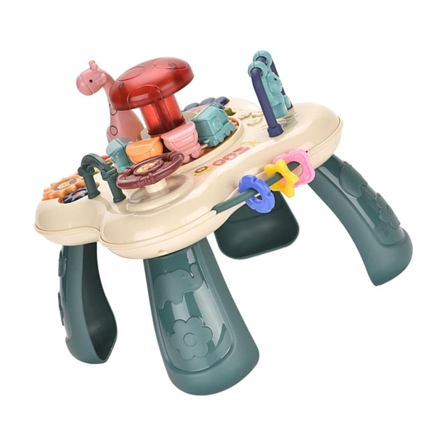Langgg Educational Baby Activities Table Baby Toys Interactive for Birthday Gifts