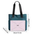 thumbnail image 3 of Matoen Large Capacity Handbag Cloth Tote Female Student Handbag Shoulder Bag, 3 of 5