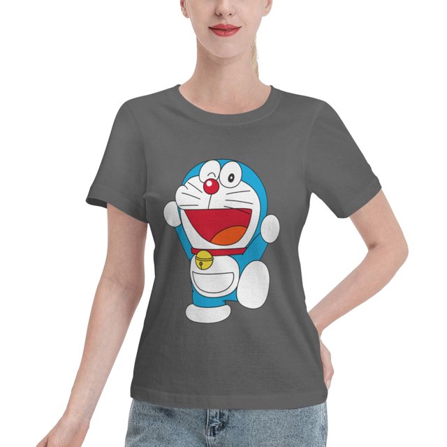 Women's Basic Short Sleeve T-Shirt Doraemon