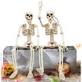 thumbnail image 2 of Kcavykas Home, Garden Halloween Skeleton Ghost House Decoration Props Skeleton Moving Skeleton Simulation Human Skeleton Decoration, 2 of 8