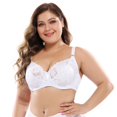 thumbnail image 4 of MesaSe Women‘s Plus Size Signature Lace Unlined Underwire Bra with Added Support, 4 of 7