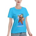 thumbnail image 2 of T-Shirt Basique à Manches Courtes pour Femmes Super Saiyan, 2 of 6