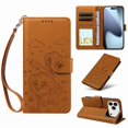 thumbnail image 3 of Compatible with iPhone 17 Pro Case Wrist Strap Leather Dog Embossed Pocket Card Slot Holders, 3 of 5