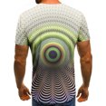 thumbnail image 4 of Birdeem T-Shirt Homme Impression Abstraite 3D Manches Courtes Col Rond Mode Décontracté Quotidien Vacances T-Shirt Haut Blouses, 4 of 5