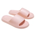 thumbnail image 1 of Mens and Womens Home Slippers Simplicity Solid Color Quick Drying Soft Sole Comfortable Non-Slip Indoor and Outdoor EVA Slippers Pink-03, 1 of 5