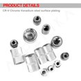 thumbnail image 5 of 46 In 1 Pcs Tool Kit & Screwdriver And Socket Set | Hand Tool Kit Wrench Set, Multi Purpose Combination Case, Precision Socket Screwdriver Car Tool Kit Set | Furniture, Bicycles Repair, 5 of 5