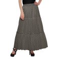 thumbnail image 1 of Moomaya Jupe Évasée avec Taille à Nouer Jupe Longue Imprimée Grande Taille Tenue d'Été, 1 of 6