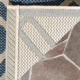 thumbnail image 3 of Safavieh Courtyard Navy Indoor Outdoor Rug - Runner 2'3" x 6'7", 3 of 5