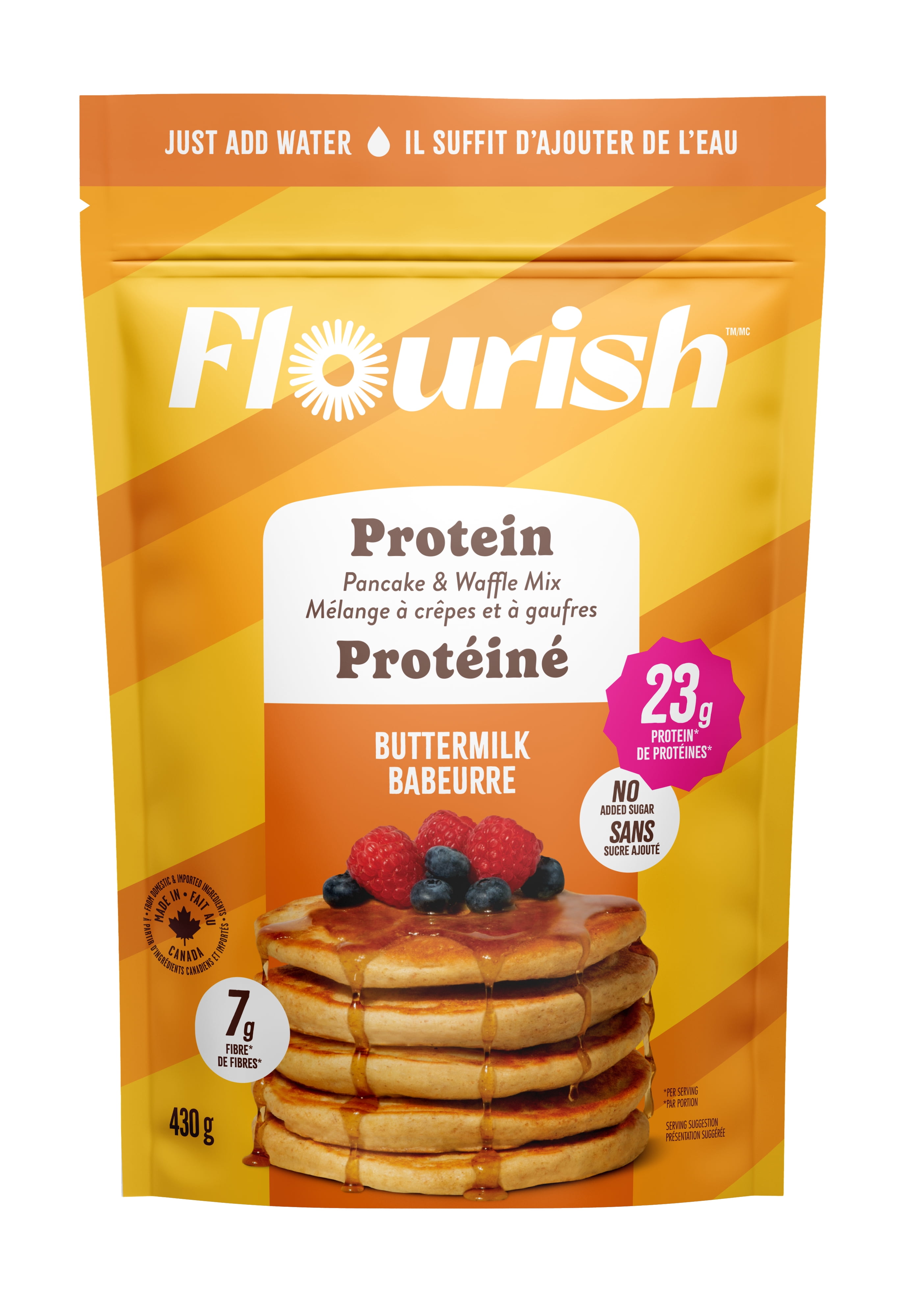 Flourish Buttermilk Protein Pancake Mix