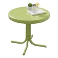 thumbnail image 1 of Afuera Living Table d'Appoint Moderne en Métal Acier pour Patio, Fini Lustré Lime, 1 of 7