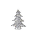 thumbnail image 1 of Led White and Silver Paper Christmas Tree Small 15.75", 1 of 3