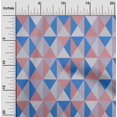thumbnail image 2 of oneOone Cotton Flex Rose Pink Fabric Geometric Sewing Craft Projects Fabric Prints By Yard 40 Inch Wide, 2 of 4