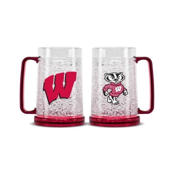 Wisconsin Badgers Crystal Freezer Mug