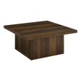 thumbnail image 1 of Coaster Devar Square Engineered Wood Cocktail Coffee Table in Dark Pine, 1 of 8