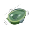 thumbnail image 3 of Outils de Cuisine et Déco de Cuisine à la Maison, Glacière en Aguacate, Glacière en Aguacate Réutilisable, Contenant Scellé en Silicone pour le Rangement des Fruits (Vert), 3 of 6