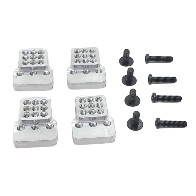 fastboy Metal Metal RC Car Upgrade Shock Mount Lift Kit For WPL 1/16 C14 C24 Metal Upgrade Shock Mount silver