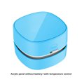 thumbnail image 2 of kurtrusly Desktop Cleaner Portable Smart Dust Noise HandleDesk Cleaners Home Computer USB Household Supplies Sweeper School Office Azure without Battery, 2 of 6