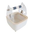 thumbnail image 3 of yingyy Smart Parrot Toilet Stand With Waste Bin And Perch For Interactive Training Versatile At Home To Clean Gray, 3 of 6