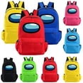 thumbnail image 1 of Among Us Game Backpack Boys Girls School Bag Travel Rucksack **uk Fast A, 1 of 3