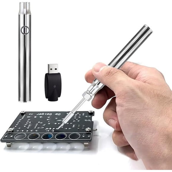 Feltree Thread Soldering Iron Kits 3 Gear Adjustable Voltages 650mAh Battery Cart Pen with USB Adapter Welding Tool Kits