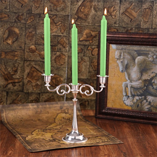 BKER Classic Red And White Candles Diy Power Failure Emergency Long Rod Candles Candlelight Dinner Atmosphere Layout Props Foreign Trade