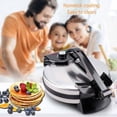 thumbnail image 4 of Electric Tortilla Maker, 10 Inch Non Stick Tortilla Press with Temperature Control & Stainless Steel Cover, 1100W Aluminum Electric Roti Maker for Pitas, Chapati, Roti, Flatbread, 4 of 5