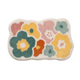 thumbnail image 1 of Cute Flower Bathroom Rug, Machine Washable Bathroom Floor Mat, Extra Soft Absorbent Non-Slip Bath Rug,40x60cm, 1 of 5