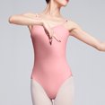 thumbnail image 2 of RKSTN Jumpsuits for Women Dance Practice Suspender Backless Solid Color Jumpsuit Gymnastics Slim Fit Round Neck Summer Exercise Rompers, 2 of 5