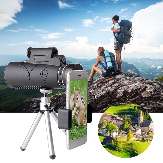 EGNMCR Telescope Day And Night Purpose Single Tube High-definition Telescope Can Be Connected To Mobile Phone Concert Infrared Night Vision Telescope With HD telescope