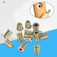 thumbnail image 2 of Filfeel 50Pcs Hex Drive Furniture Nut, Hex Drive Head Nut, For Wood Insert Headboards, 2 of 8