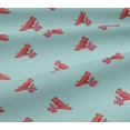 thumbnail image 5 of oneOone Viscose Jersey Fabric Bird Block Print Fabric BTY 60 Inch Wide, 5 of 5