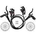 thumbnail image 1 of Bicycle Hydraulic Disc Brakes Front Rear Calipers Set for MTB Mountain Bike Left Right Brake Lever Kit with 160mm Disc Rotor, 1 of 7