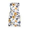 thumbnail image 2 of LOVZFMLL Robe d'Été à Manches Courtes pour Filles, à Volants, avec Poches, à Col Rond, Imprimée, Robe, Joli Débardeur, 2 of 8