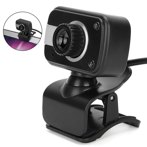 USB Web Camera - 360 Rotation, High Definition & Resolution, Night Vision, Video Conferencing, Microphone, Plug & Play, for Netmeeting, MSN, Skype, ICQ, CC2000, AIM