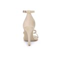 thumbnail image 3 of BLISSFUL STEP Women's Open Toe Triple Straps Stiletto High Heeled Sandals, 3 of 7