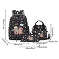 thumbnail image 3 of PRETXORVE Kapibala Backpack for Girls Cute Capybara Elementary School Students Children From Grades to Backpack, 3 of 5