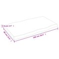 thumbnail image 4 of vidaXL Table Top Light Brown 100x60x(2-6)cm Treated Solid Wood Live Edge, 4 of 5