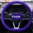 thumbnail image 2 of Estbridge Silicone Car Steering Wheel Cover Non-slip Wear-resistant Silicone Car Steering Wheel Protective Cover Four Seasons Universal Steering Wheel Cover  Orange, 2 of 3