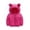 Hot Pink, variant on PatPat Baby Coat Toddler Boys Girls Winter Jackets Stylish 3D Ear Print Solid Hooded Coats, Blue, 12-18 Months