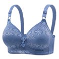 thumbnail image 2 of Weiqiqre Sports Bras for Women Back Fat Smoothing Bra Lace Underwire Full Coverage Padded Bras with Support, 2 of 8