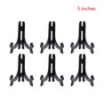 thumbnail image 1 of facefd 6pcs Plastic Easels Plate Holders Display Dish Rack Picture Frame Photo Book Pedestal Stand, 1 of 9